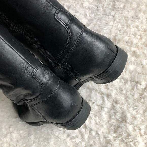 Enzo Angiolini Eaellerby Riding Boots. Excellent used condition. Black leather. - Picture 5 of 8
